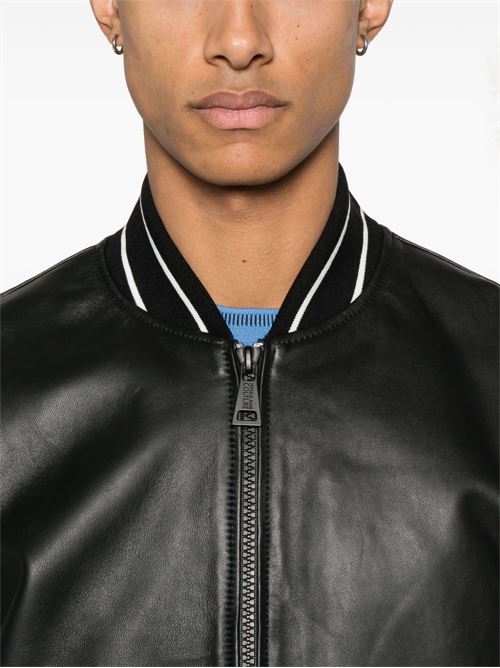 Bomber uomo in pelle Versace jeans Couture | 78GAVP07CPPS3899